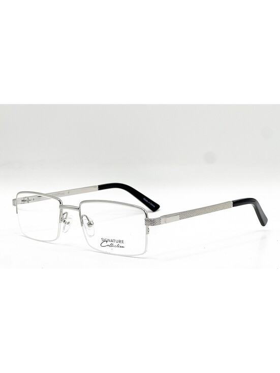 Signature Collection Accessories - Signature Collection 1132 Silver Authentic Eyeglasses 55-19-140
